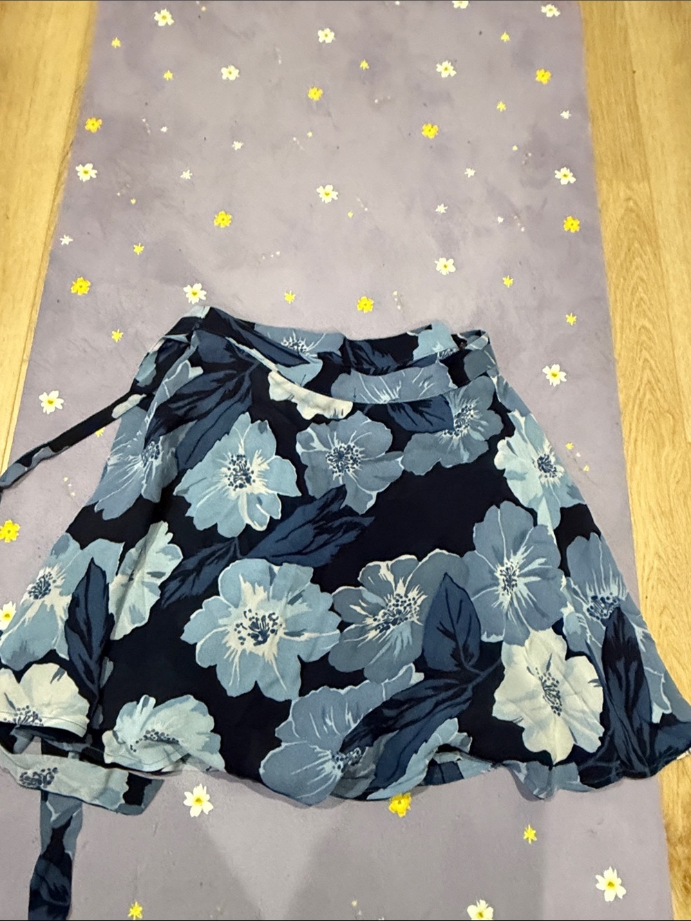 Christy Dawn Rudy Skirt in Hibiscus Blues (small) - Picture 5 of 5